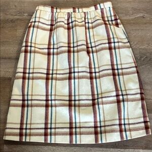 Preppy Jack White Skirt